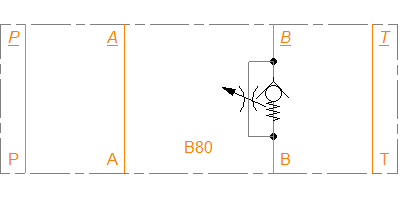 Modular element PU5-B80